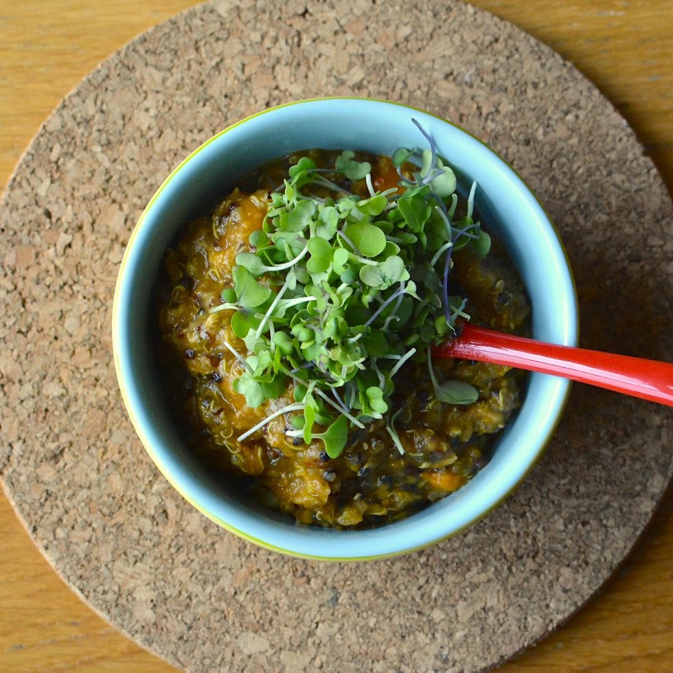 Curry Quinoa and Sweet Potato Stew