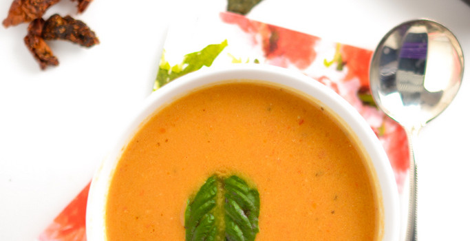 Creamy Sun Dried Tomato Soup from Things I Made Today