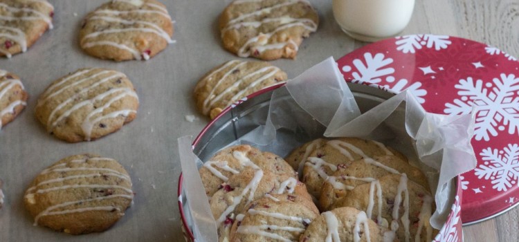 Cranberry Bliss Cookies from The SweetPhi Blog