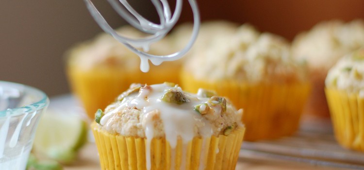 Pistachio Lime Muffins from Inspired by the Seasons