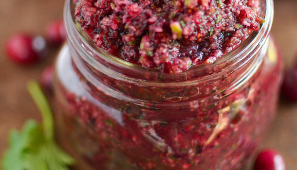 Cranberry Salsa by Simply Whisked