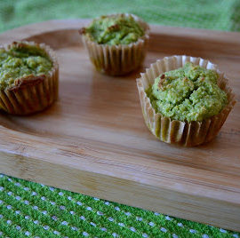 Banana Spinach Muffins from Yummy Sprout