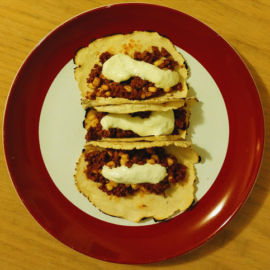 Soy Chorizo Tacos from Eat, Drink, Be Healthy!