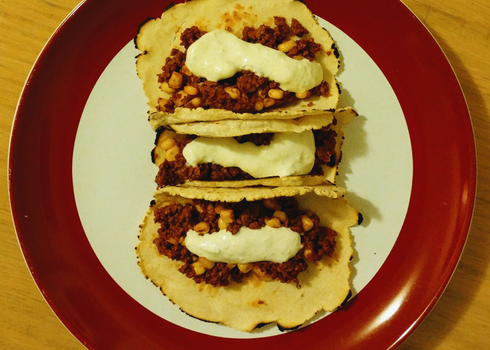 Soy Chorizo Tacos from Eat, Drink, Be Healthy!