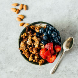 Oat + Almond Pulp Granola from Heart of a Baker