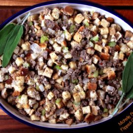 Easy Sausage Stuffing from Flipped Out Food