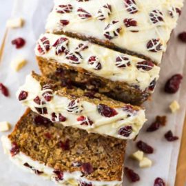 Cranberry Cream Cheese Banana Bread from Well Plated